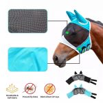 Horse fly masks with ears – Soft Mesh Comfort Fit - Image 7