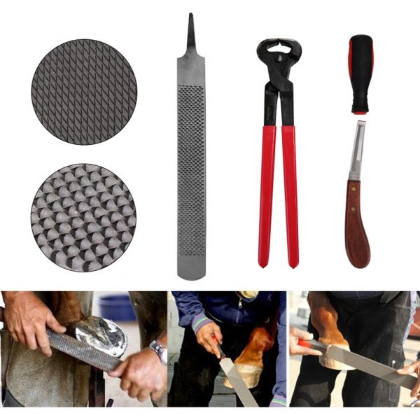 Hoof repair tool 14 inch three-piece suit