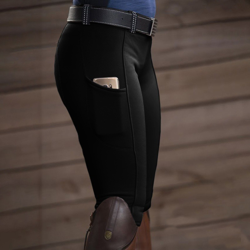 Equestrian Pants Stretch Hip-lifting Ladies Casual Pants - Image 3