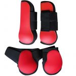 PU Shell Horse Leg Guards Set of 4