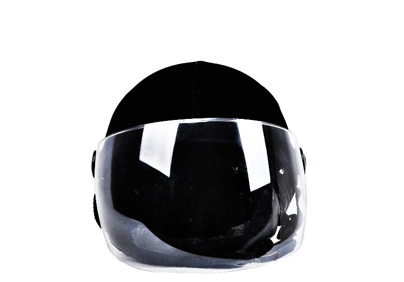 Unisex Black Suede Equestrian Helmet - Image 7