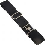 Elastic Riding Belt with Alloy Shark Buckle | equestrian horse riding boots - Image 7