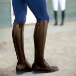 Women’s Knight Tall equestrian riding boots with Rear Zip - Image 2