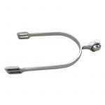 British cap Stainless Steel Ball End Equestrian Spurs Pair - Image 5