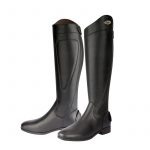Black Cowhide Leather Equestrian Riding Boots - Image 2