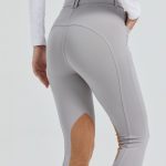 Women's Half Leather Riding Breeches – Leather Chaps - Image 2