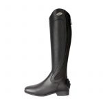 Black Cowhide Leather Equestrian Riding Boots - Image 3