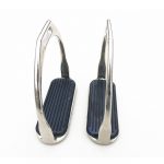 Stirrup leathers and stirrups – Silver Electroplated Steel Irons 12.5cm - Image 2