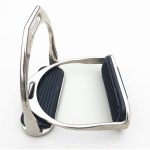 Stirrup leathers and stirrups – Silver Electroplated Steel Irons 12.5cm - Image 5