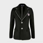 Black Equestrian Riding Competition Jacket – not equestrian horse riding boots - Image 7