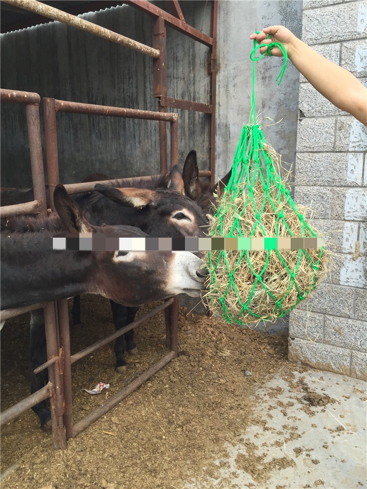 Forage Pocket Feeding Horse Bag Haystack Bag Grass Net Pocket Horse Feed Bag - Image 4