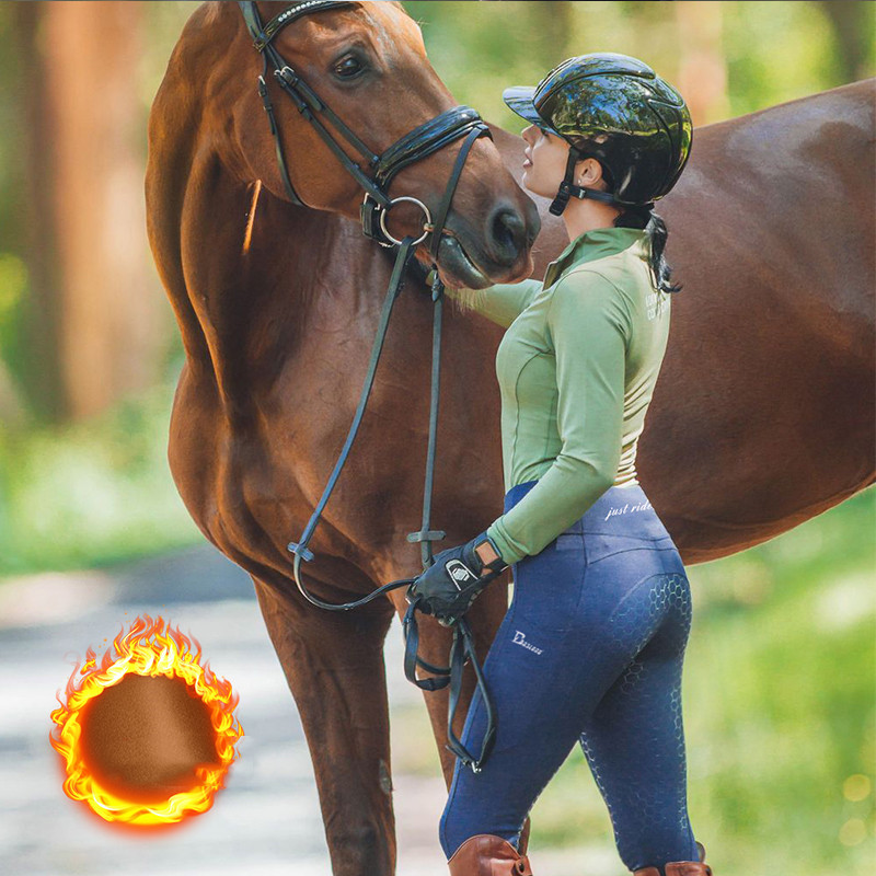 Silicone Equestrian Pants Women's High Elastic Breathable Shaping - Image 8