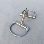Stainless Steel D-Ring horse bit with Copper Mouthpiece - Image 2