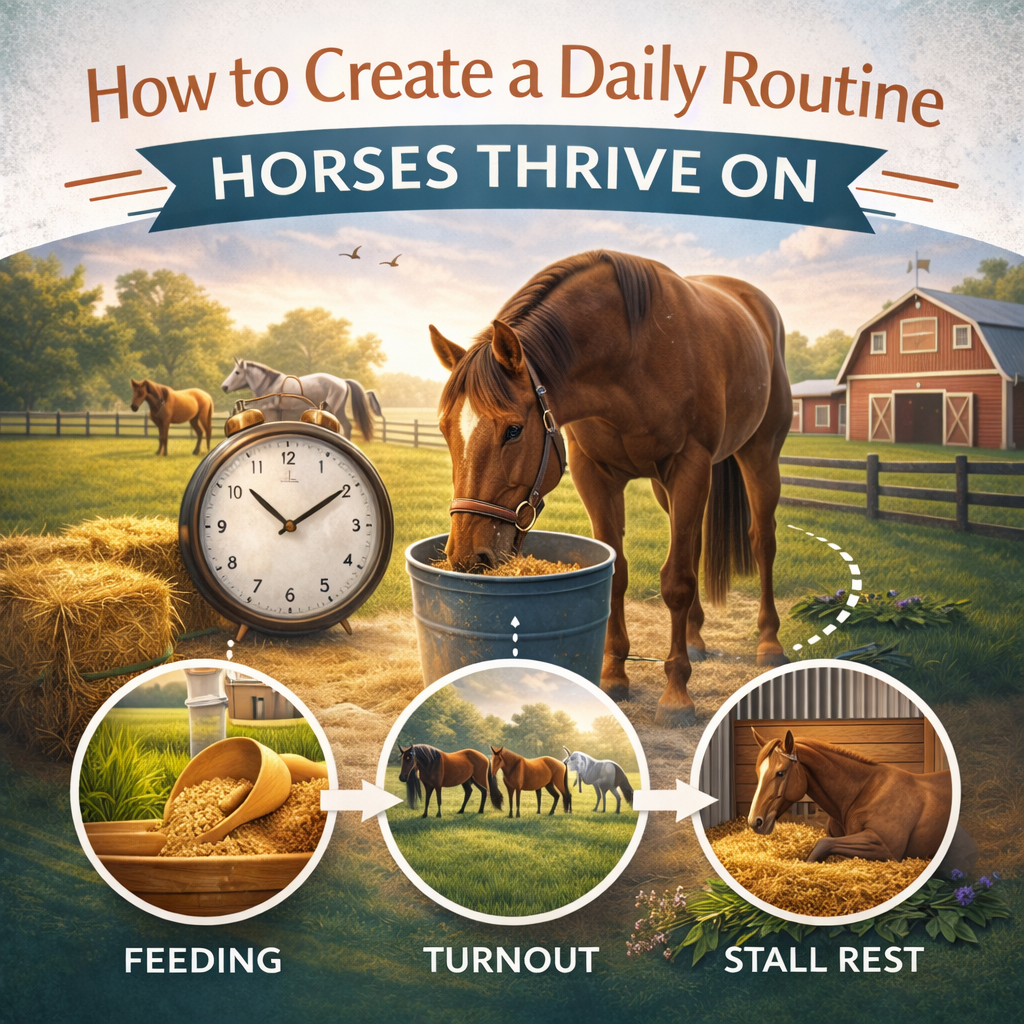 How to Create a Daily Routine Horses Thrive On