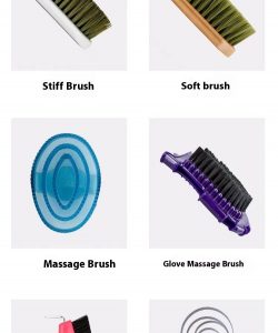 Equestrian Supplies Horse Grooming Brush Set with Equine Bag - Image 4