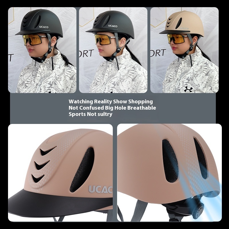 Riding Sports Breathable Hat Adult And Children Equestrian Protection Helmet Horseriding Supplies - Image 2