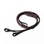 Leather Cavesson Horse Bridle with Matching Reins - Image 4