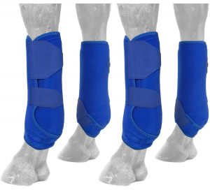 Horse Boots Leg Protection with Hoof Guards Set of 4 - Image 2