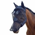 Horse Head Donkey Fly Masks with Mesh Face and Ear Covering