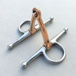 H-Type horse bit with Bronze Mouthpiece