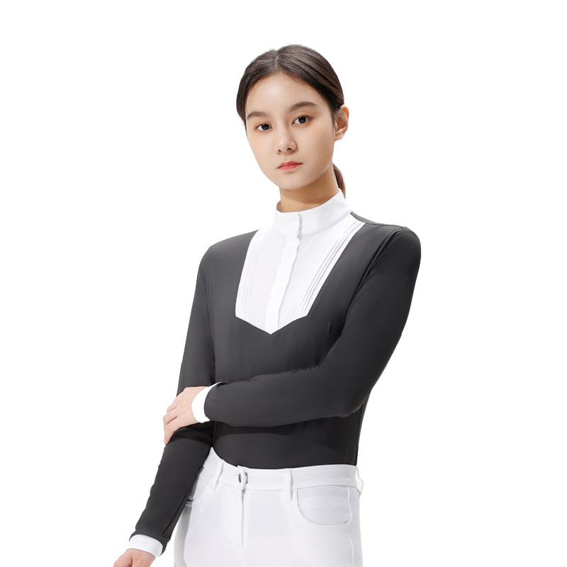 New Spring, Summer And Autumn Equestrian Top Women's Quick-drying - Image 4