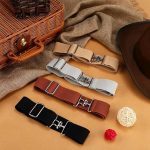 Elastic Riding Belt with Alloy Shark Buckle | equestrian horse riding boots