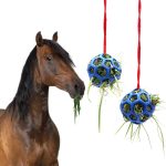 Horses Toy: Horse Hanging Hay Feeder Ball Toy - Image 2