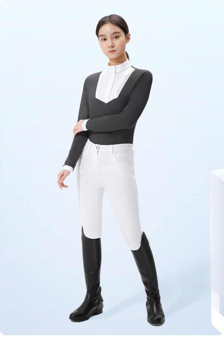 New Spring, Summer And Autumn Equestrian Top Women's Quick-drying - Image 8