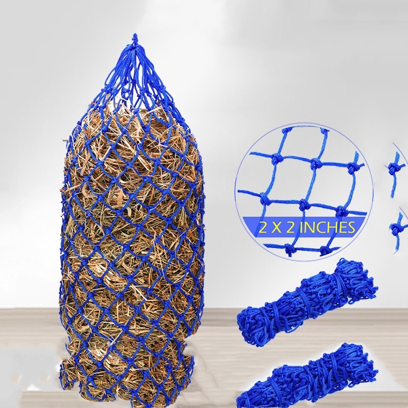 Horse Hay Feed Net Bag Hay Bags Forage Net Pocket - Image 2