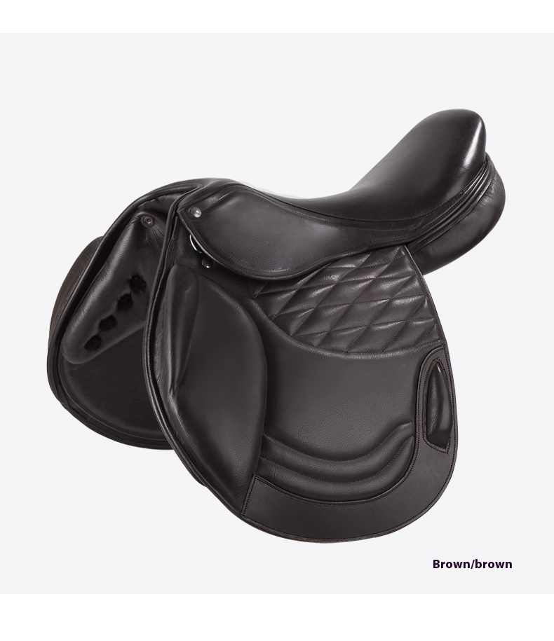 Saddle Obstacle Saddle Cowhide Horse Harness Equestrian Supplies - Image 9