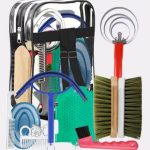 Equestrian Supplies Horse Grooming Brush Set with Equine Bag
