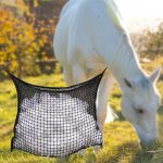 Slow Feed Hay Nets – Weaving Grid Horse Hanging Feeding Bag - Image 4