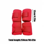Elastic Bandages for Horses – 4-Piece Cotton Leg Wraps - Image 6