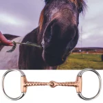 drill and bits: Copper Corkscrew Snaffle Bit – 5 Inch - Image 3