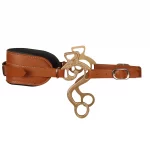 Horse Bridle – Brown Leather Bitless Hackamore Hackamore - Image 2