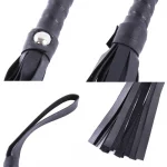 Braided PU Leather Horse Riding Whip | Equestrian Horse Riding Boots - Image 3