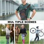 Equestrian Horse Riding Boots Accessories – Canvas Drop Leg Bag - Image 3