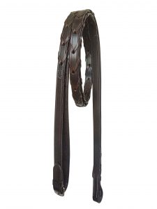 Joji Equestrian horse bridle with Red Swarovski Browband & Full-Length Reins - Image 8