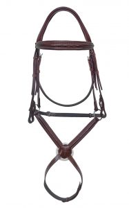 Joji Equestrian Figure 8 Grackle Horse Bridle with Leather Reins - Image 4