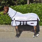 John Whitaker fixed hood fly rug side view